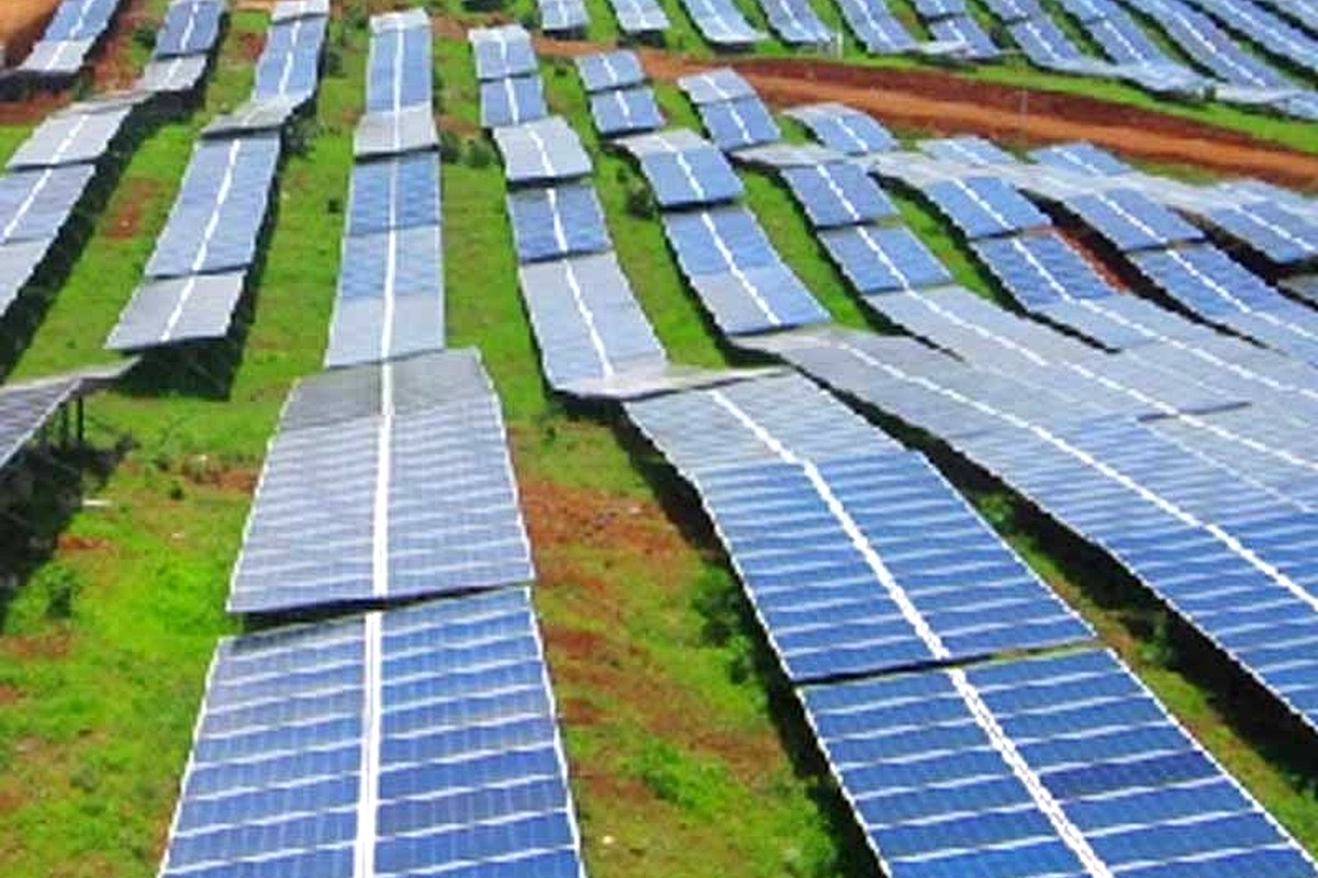 50 MW Solar Power Plant — site overview